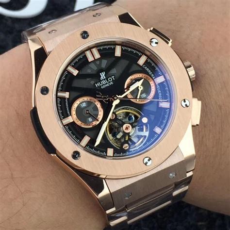 đồng hồ hublot nam dây kim loại